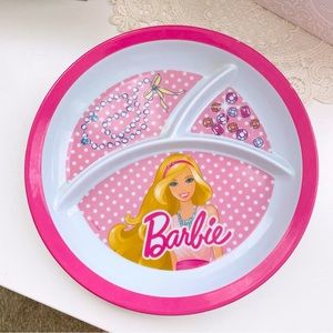 Barbie pink eating plate ( rare )